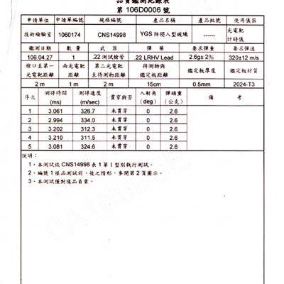 Armaments Bureau, TAIWAN MND Certificate Page 2